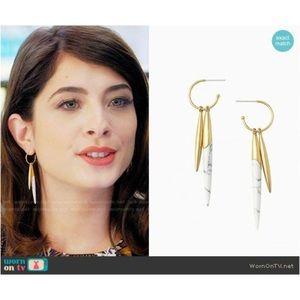 Stella & Dot Quill Drop Earrings